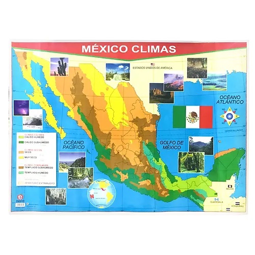 [B-0278-I] POSTER MEXICO CLIMAS