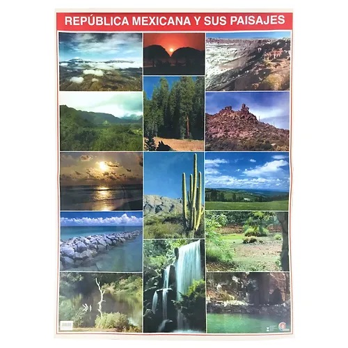 [B-279] POSTER MEXICO Y SUS PAISAJES