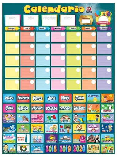 [B-1901-I] POSTER CALENDARIO