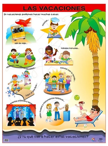 [B-1956-I] POSTER LAS VACACIONES