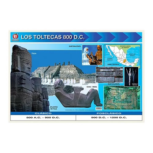 [B-2011-I] MINIPOSTER LOS TOLTECAS