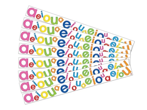 [B-2520-I] CENEFA DECORATIVA LAS VOCALES