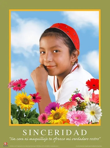 [B-3518-I] POSTER MOTIVACIONAL SINCERIDAD