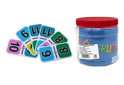 [J-0064] DOMINO GRUPAL NUMEROS DEL 0 AL 12 