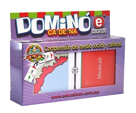 [J-0081] DOMINO ESTADOS Y CAPITALES DE MEXICO