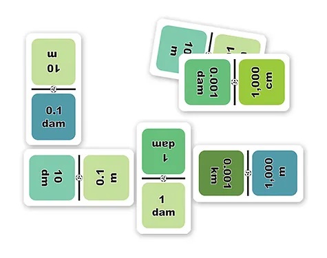 [J-0095] DOMINO MEDIDAS LONGITUD