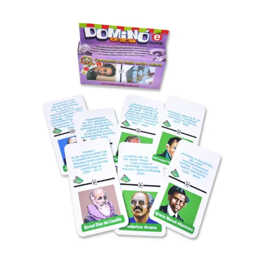 [J-0265] DOMINO DE LITERATURA MEXICANA