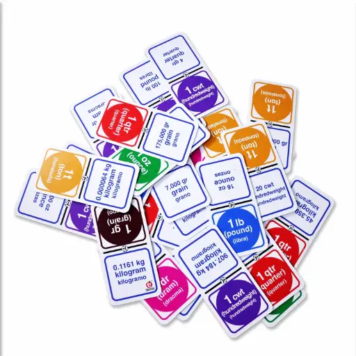 [J-0267] DOMINO MEDIDAS INGLESAS DE PESO