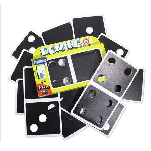 [J-0501] DOMINO GIGANTE CONVENCIONAL PARA DEBILES VISUALES