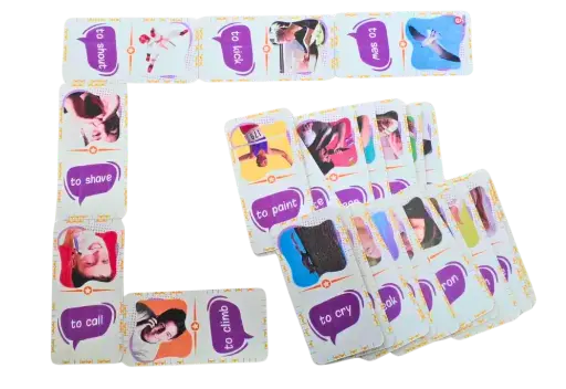 [J-9073] DOMINO TOP VERBS