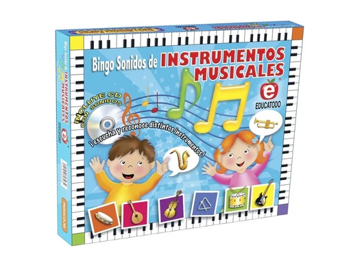 [M-0037] BINGO SONIDOS DE INSTRUMENTOS MUSICALES