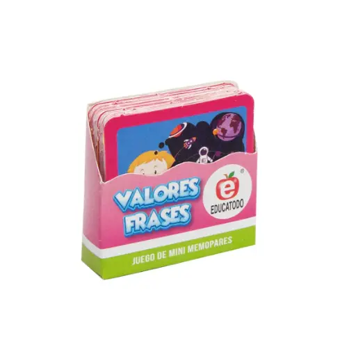 [M-0057] MINI MEMOPARES VALORES FRASES