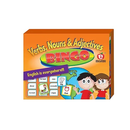 [M-0143] VERBS, NOUNS & ADJECTIVES BINGO