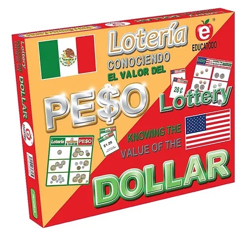 [M-0205] LOTERIA CONOCIENDO EL VALOR DEL PESO / DOLAR