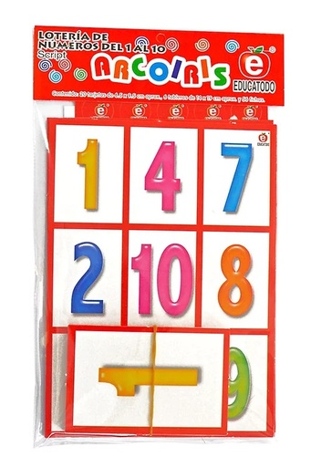 [M-0314] LOTERIA ARCOIRIS DE NUMEROS