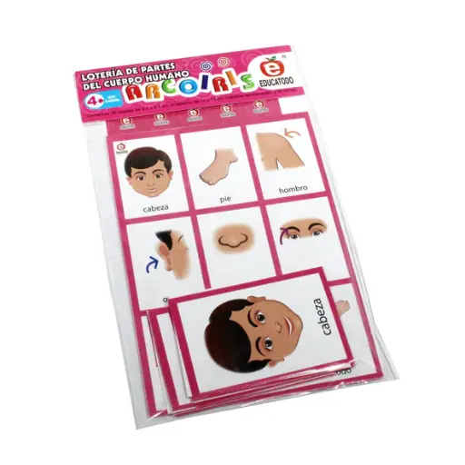 [M-0323] LOTERIA ARCOIRIS DE PARTES DEL CUERPO HUMANO