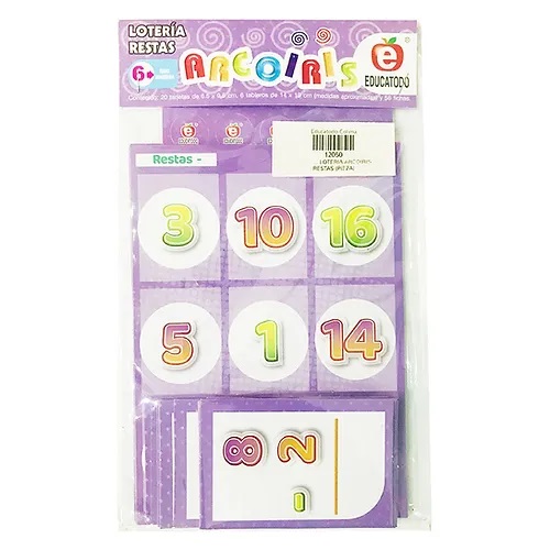 [M-0333] LOTERIA ARCOIRIS RESTAS