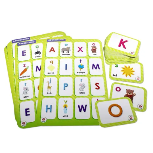 [M-0436] LOTERIA ABC JUMBO MAYUSCULAS Y MINUSCULAS