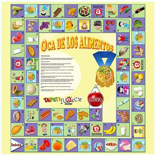 [T-0011] TAPETIJUEGO OCA DE LOS ALIMENTOS 2 X 2 M