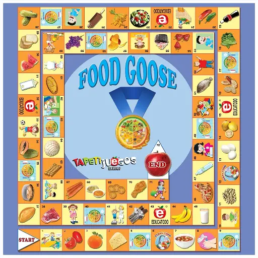 [T-0039] TAPETIJUEGO FOOD GOOSE 2 X 2 M