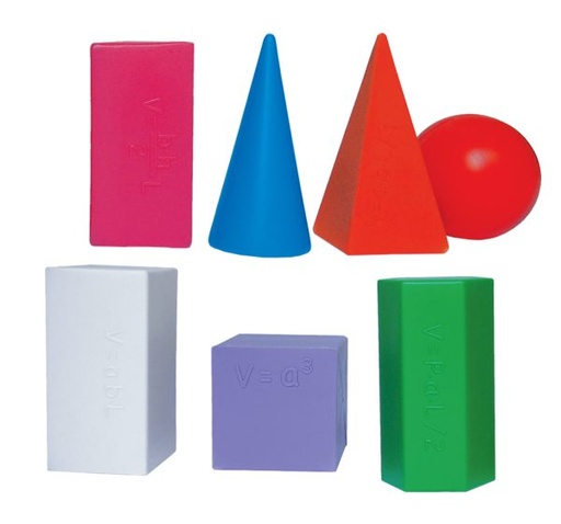 [2018] CUERPOS GEOMETRICOS C/8 PZAS