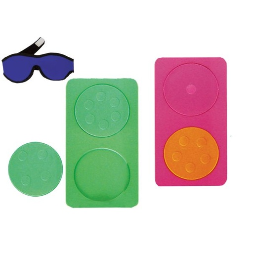 [3096] SENSO DISCO PUNTOS C/18 PZAS Y 1 ANTIFAZ