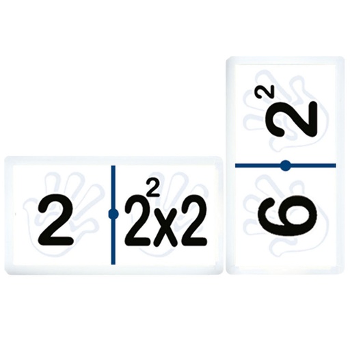 [3128] DOMINO JR. POTENCIAS C/28 PZAS
