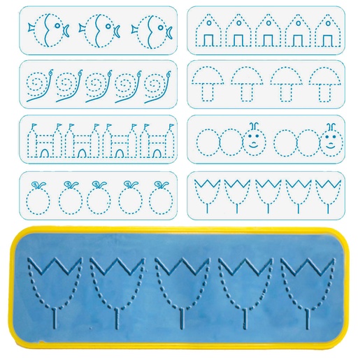 [3177] SELLOS LECTO DIBUJOS C/10 PZAS