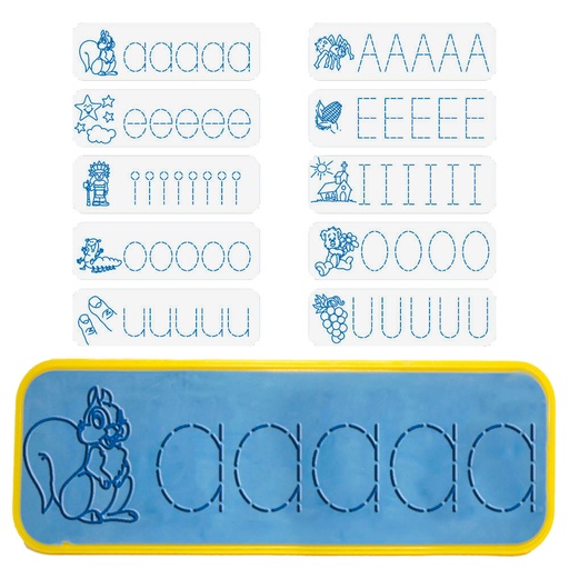 [3182] SELLOS LECTO VOCALES C/10 PZAS