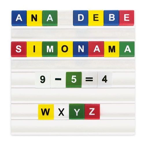 [3203] AVALANCHA DE LETRAS Y NUMEROS C/4 TABLEROS Y 255 FICHAS