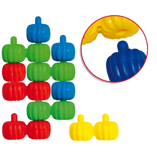 [3325] CALABACITA TRIDIMENCIONAL C/36 PZAS