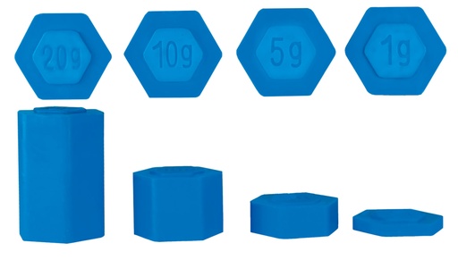 [3342] PESAS PARA BALANZA C/20 PZAS