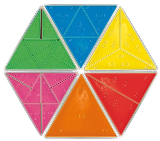 [3351] FRACCIONES TRIANGULARES C/24 PZAS