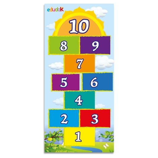 [5395] TAPETE JUEGO DEL AVION 70X150 CM