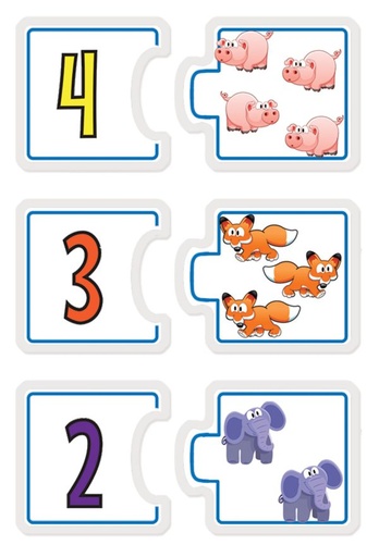 [6009] ASOCIACION DE NUMEROS C/20 PZAS