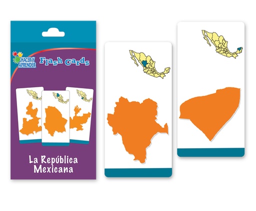 [6021] FLASH CARDS ESTADOS DE LA REPÚBLICA MEXICANA