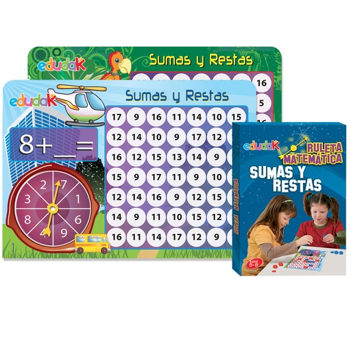 [6079] RULETA MATEMATICA DE SUMA Y RESTA