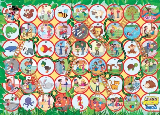 [6085] SERPIENTES ESCALERAS "NUTRICION"