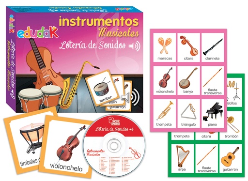 [6090] LOTERIA DE SONIDOS INSTRUMENTOS MUSICALES