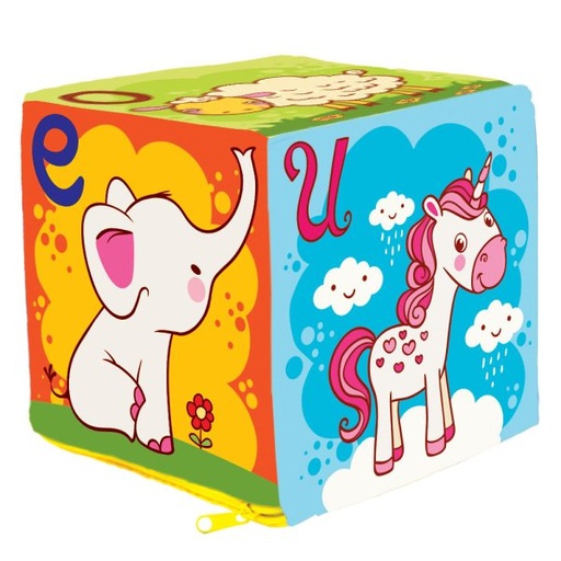 [ET-0049] CUBO VOCALES 20X20 CM