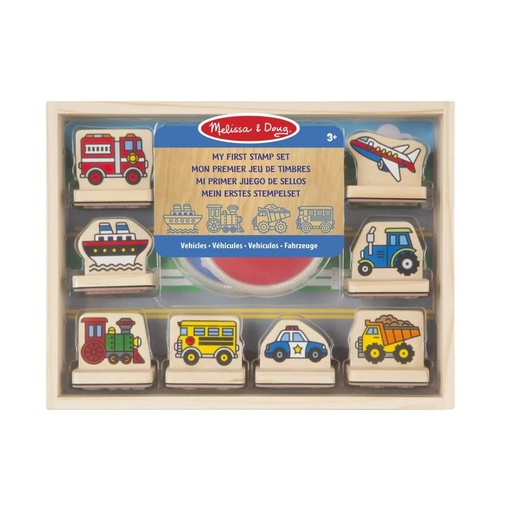 [12391] MY FIRST STAMP SET - VEHICLES