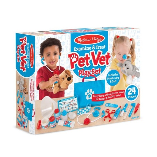 [18520] EXAMINE & TREAT PET VET PLAY SET