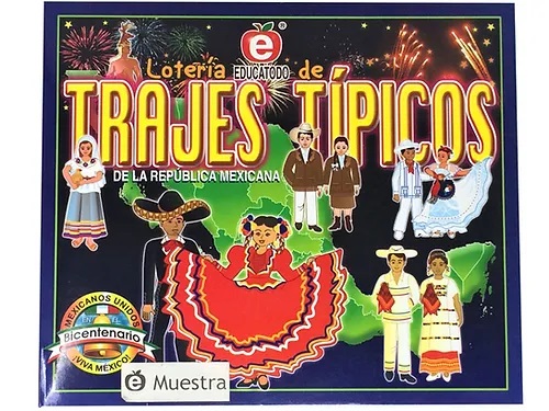 [M-0437] LOTERIA TRAJES TIPICOS REPUBLICA MEXICANA