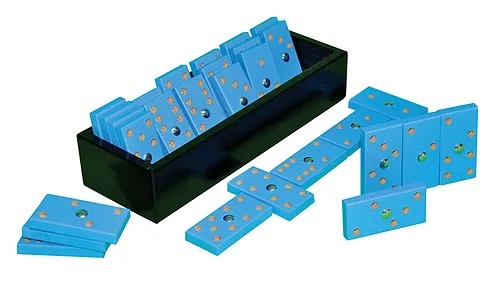 [J-0007] DOMINO NO TRADICIONAL BAJO RELIEVE EN CAJA 