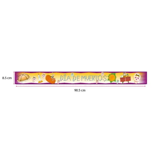 [B-2506-I] CENEFA DECORATIVA DIA DE MUERTOS