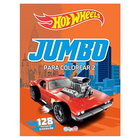 [LT-0536] HOT WHEELS JUMBO PARA COLOREAR 2