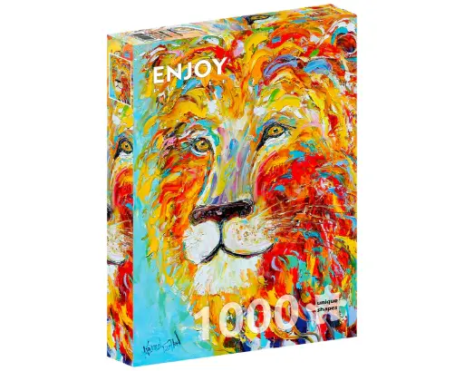 [1416] LEON COLORIDO ROMPECABEZAS 1000 PZAS
